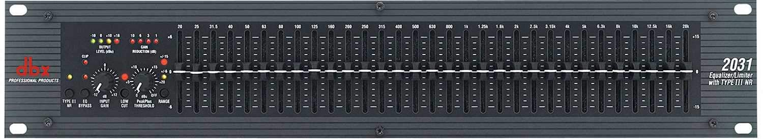 dbx 2031 Single 31-Band Graphic EQ and Limiter - ProSound and Stage Lighting