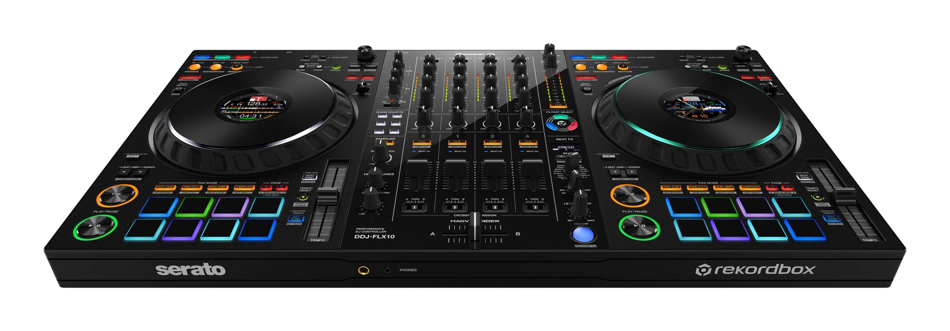 Pioneer DJ DDJ-FLX10 4-Channel DJ Controller - Rekordbox, Serato - PSSL ProSound and Stage Lighting