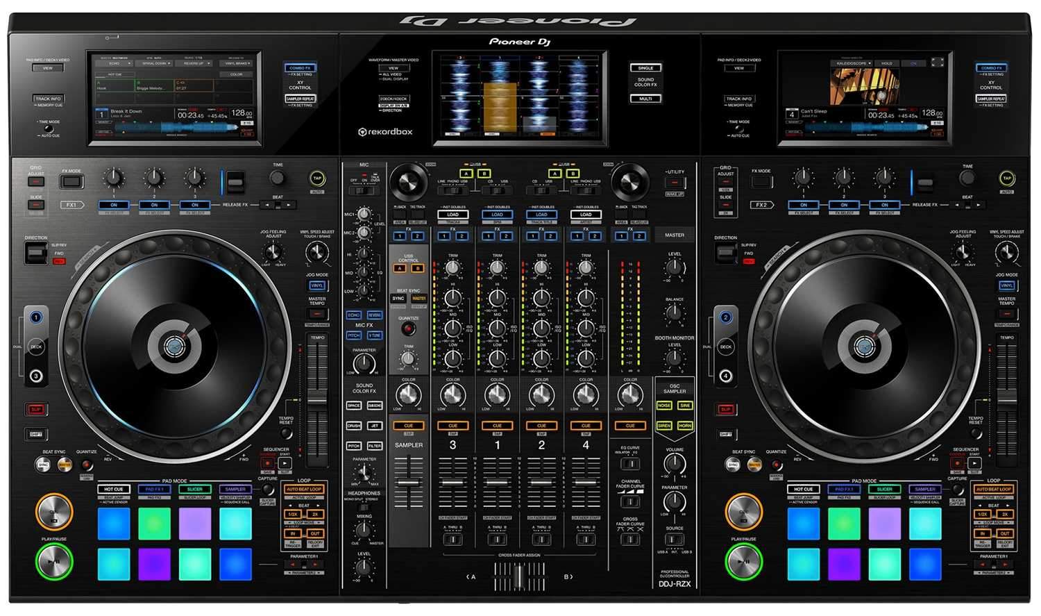 Pioneer DJ 4-Deck Audio/Visual DJ Controller | PSSL ProSound and Stage Lighting