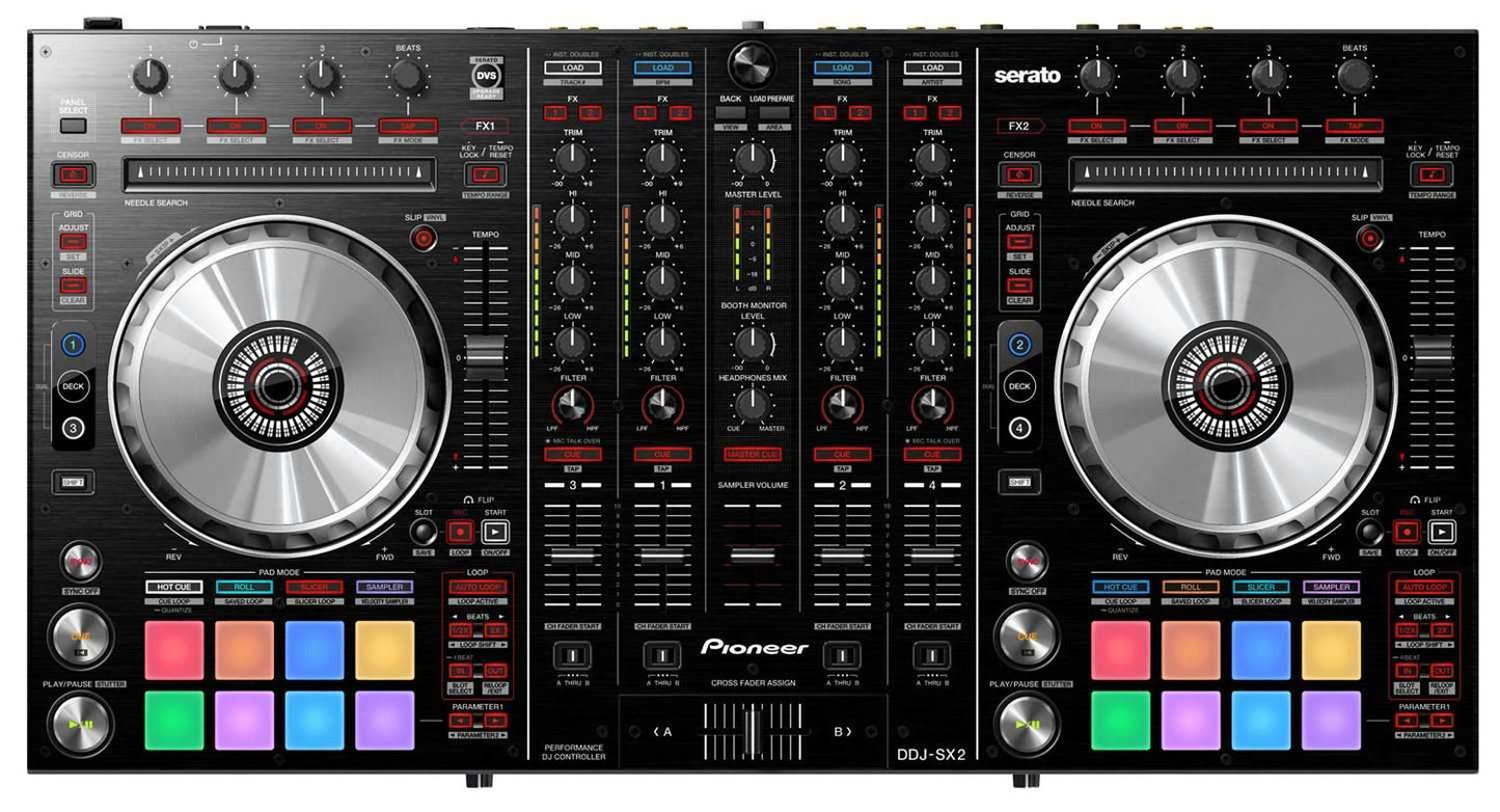 Pioneer DDJ-SX2 4-Channel Controller for Serato DJ - ProSound and Stage Lighting