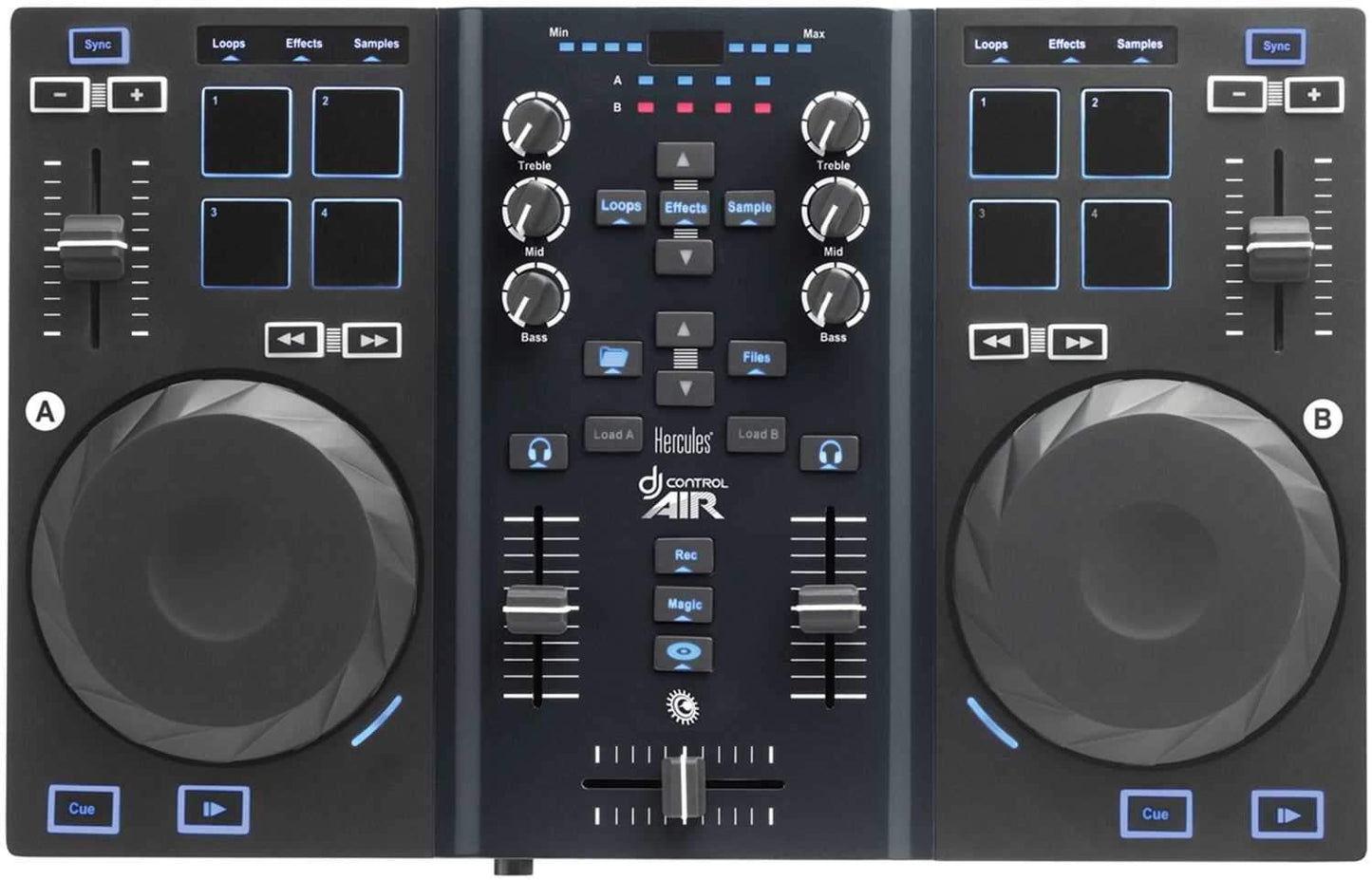 Hercules DJ Control AIR 2 Deck DJ Controller - ProSound and Stage Lighting