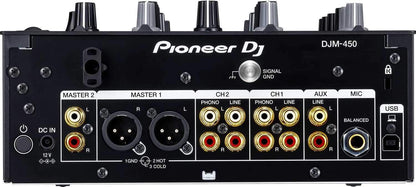 Pioneer DJM-450 2-Channel DJ Mixer & (2) PLX-500-K DJ Turntables - ProSound and Stage Lighting