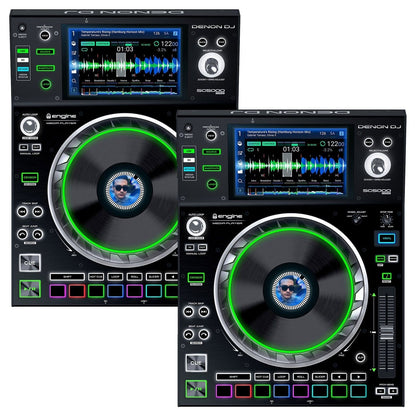 Denon DJ SC5000 Prime Tabletop DJ Media Player Pair - ProSound and Stage Lighting