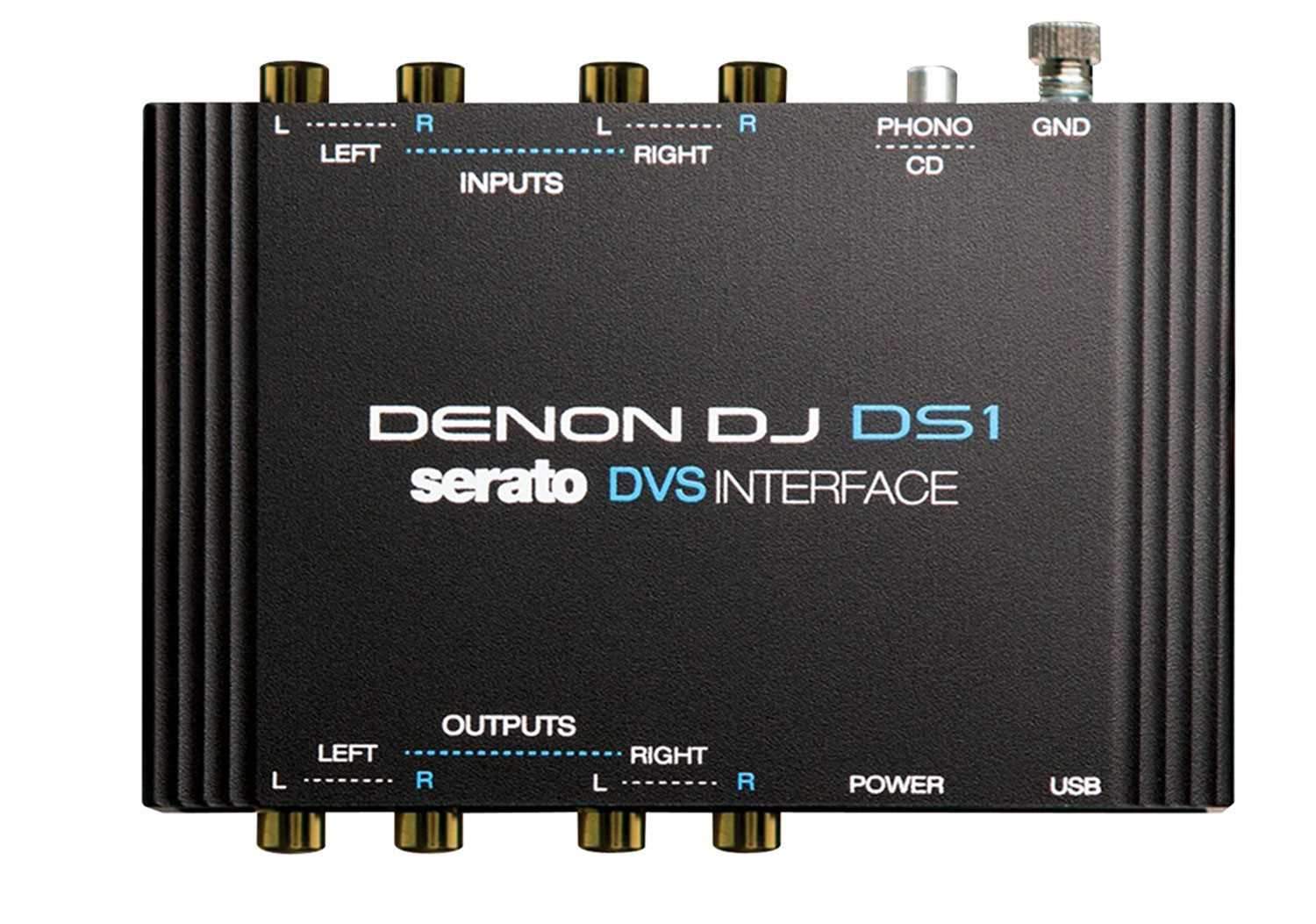Denon DJ VL12 Prime Turntables with DS1 Serato DJ DVS - ProSound and Stage Lighting