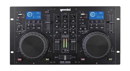 Gemini CDM-4000 DJ Media Player with AS-15P Speaker Pack - ProSound and Stage Lighting