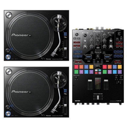 Pioneer PLX1000 Turntable Pair with DJM-S9 Mixer - ProSound and Stage Lighting