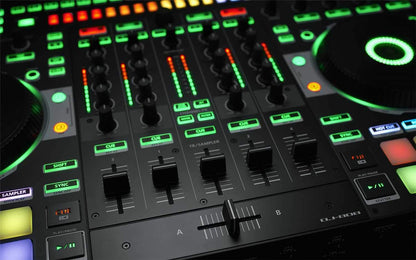 Roland DJ-808 Serato DJ Controller with Carry-Lite DJ Case - ProSound and Stage Lighting