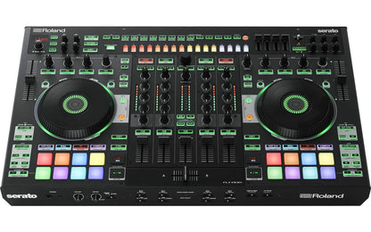 Roland DJ-808 Serato DJ Controller with Carry-Lite DJ Case - ProSound and Stage Lighting