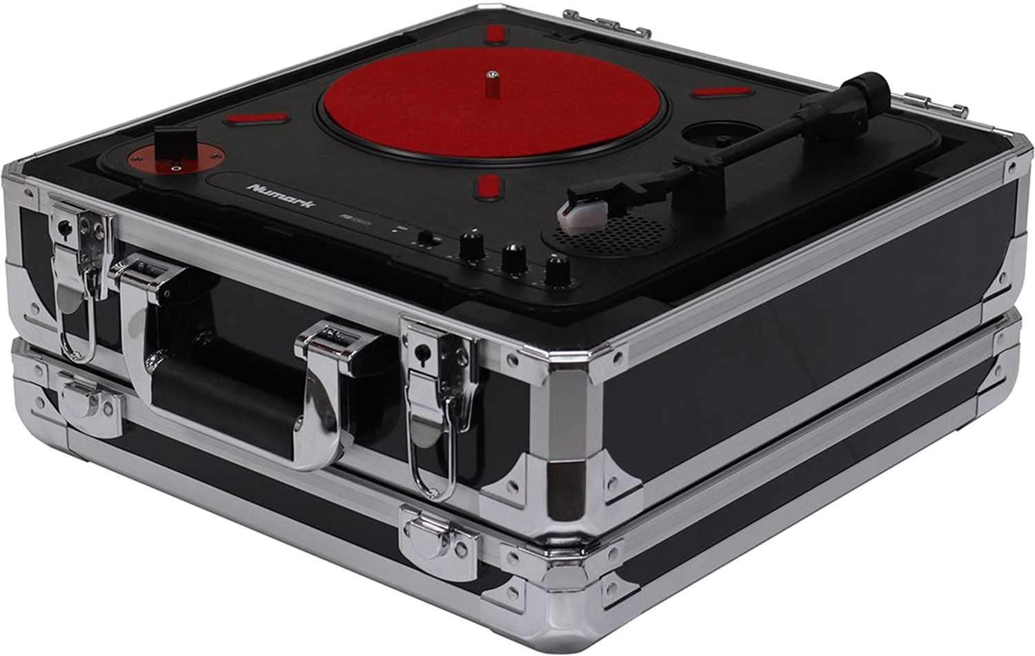 DJ-Tech Handy Kutz Portable DJ Mixer with Numark Portable Turntable & Case - ProSound and Stage Lighting