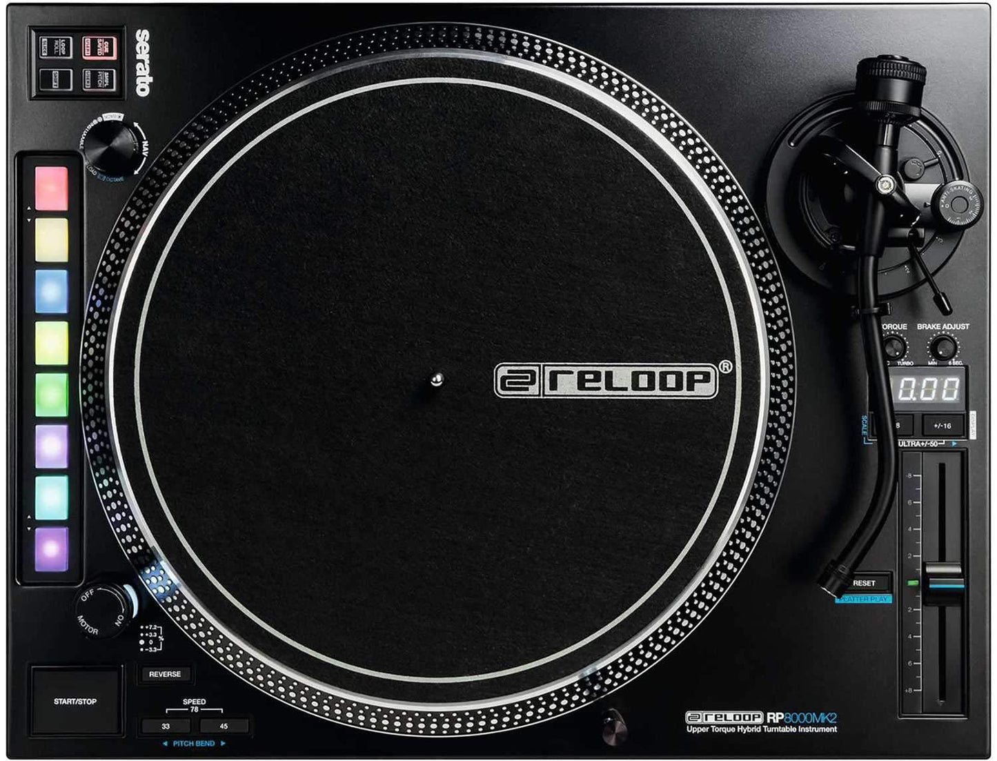 Reloop RP-8000 MK2 Serato Turntable Pair - ProSound and Stage Lighting