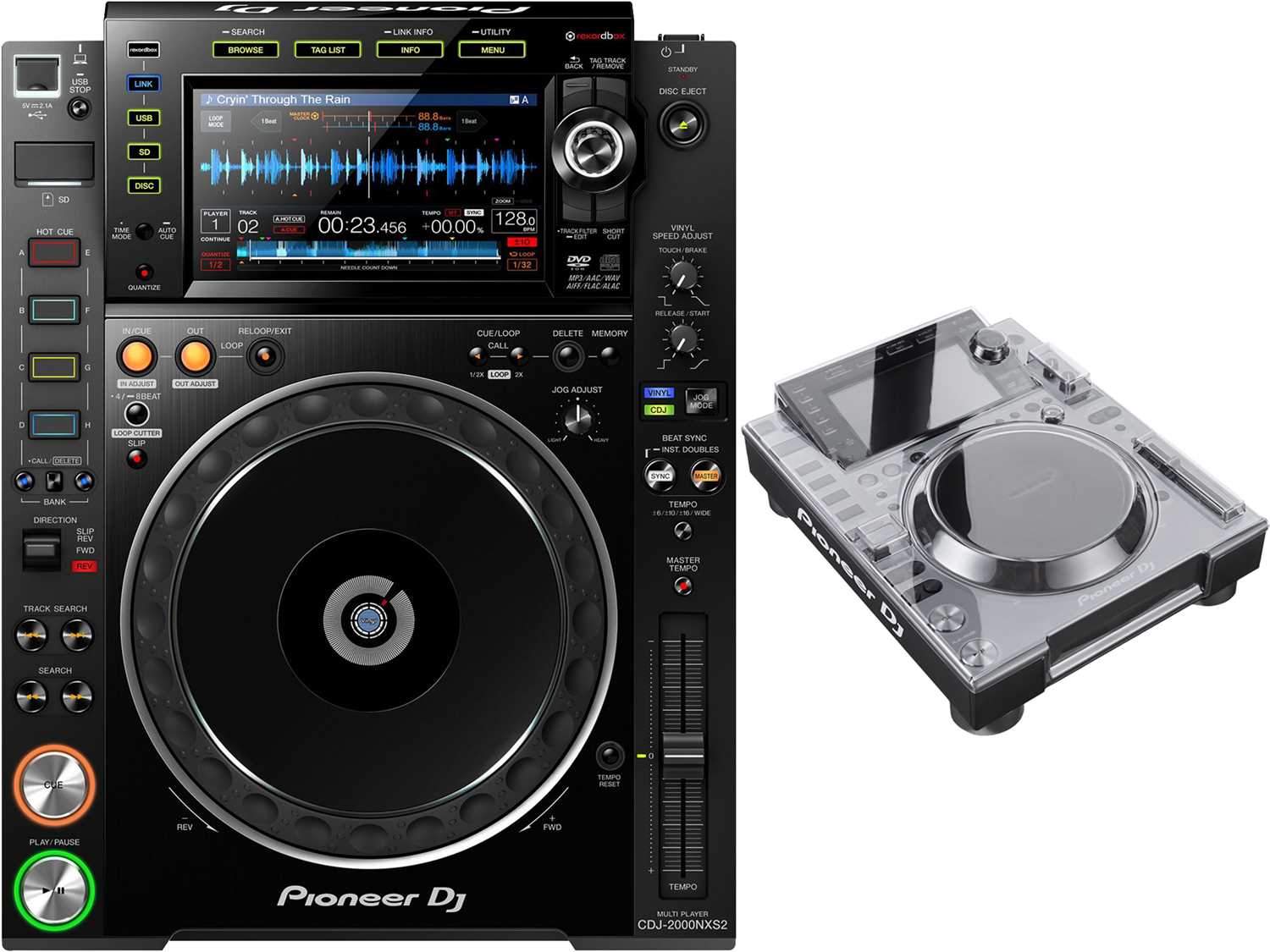 Pioneer DJ CDJ-2000NSX DJ Multi Player with Decksaver