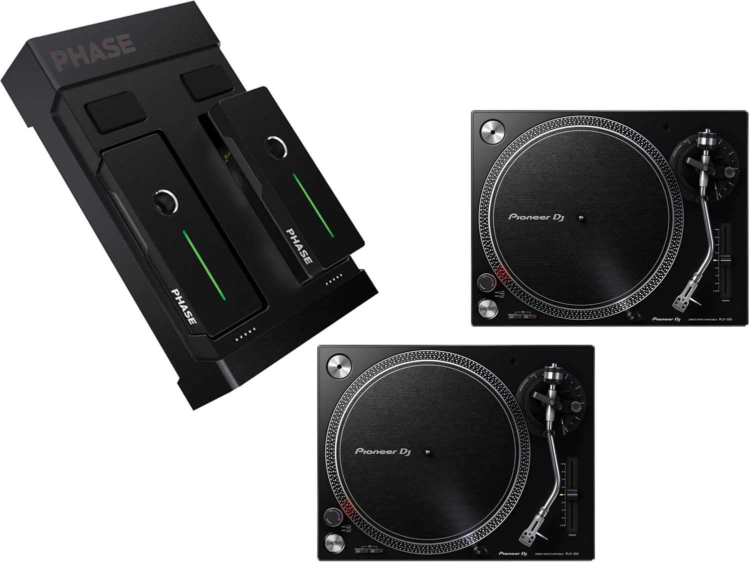 Pioneer DJ PLX-500-K DJ Turntable with Phase DVS System