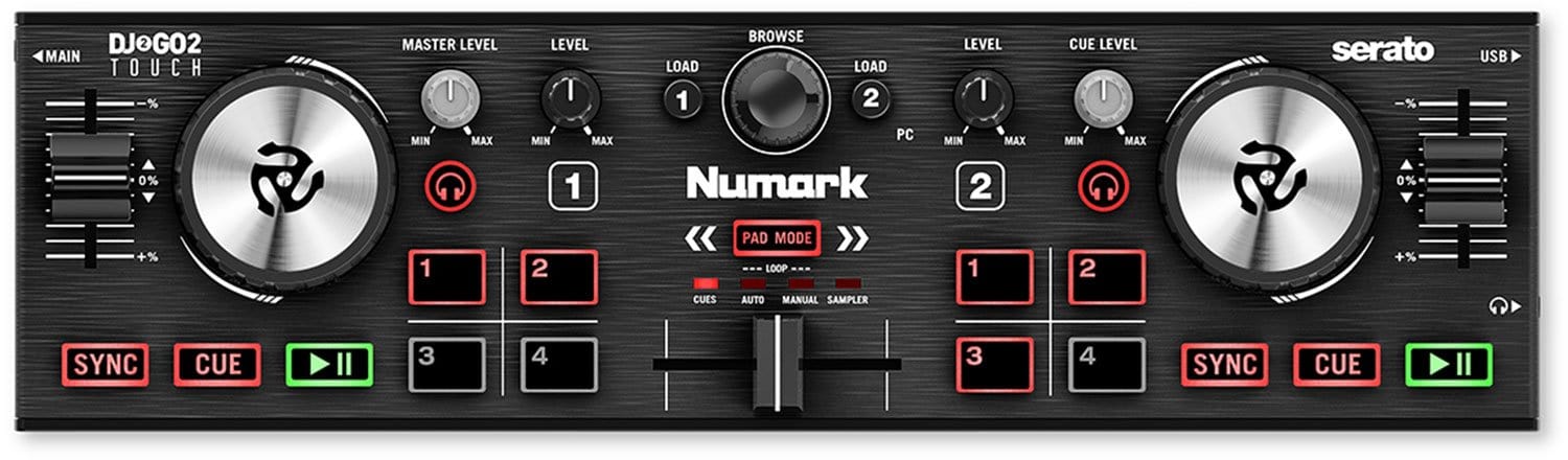 Numark DJ2GO2 Touch Pocket DJ Controller with Touch