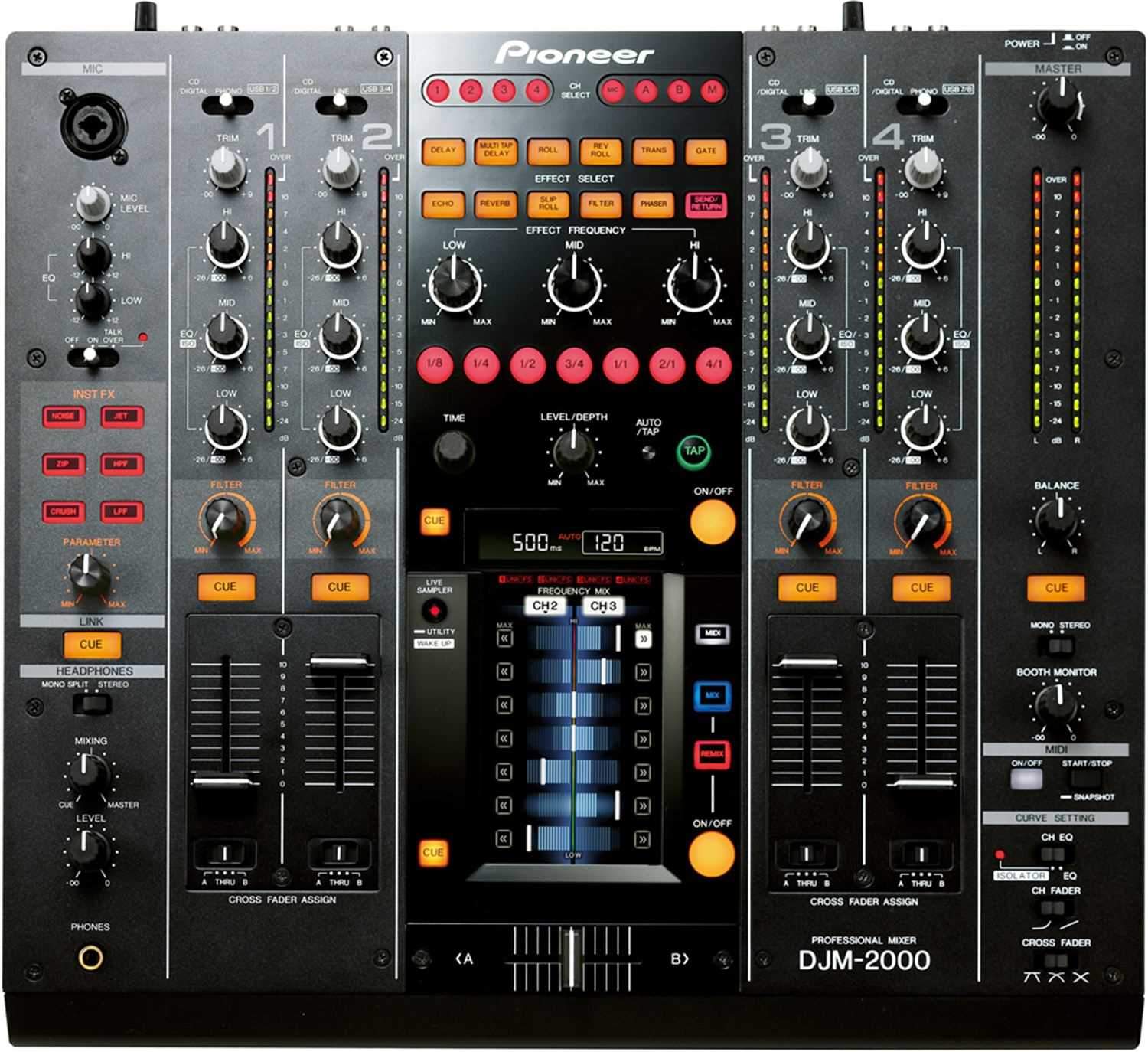 Pioneer DJ DJM-2000 4 Channel DJ Mixer
