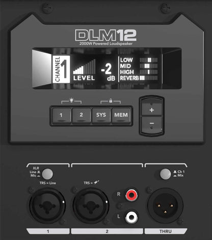 Mackie DLM12 2000W 12-Inch Powered PA Speaker - ProSound and Stage Lighting