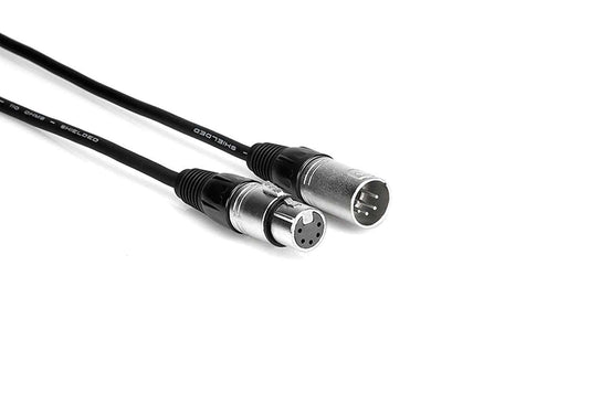 Hosa DMX-503 5-Pin DMX Lighting Cable 3 ft - ProSound and Stage Lighting