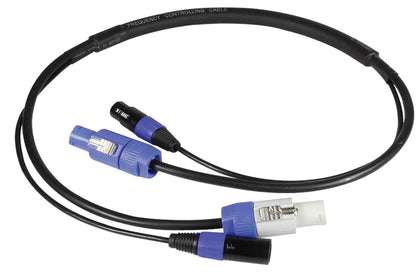 Blizzard PowerCon plus 3-Pin DMX Combo Cable 3ft - ProSound and Stage Lighting