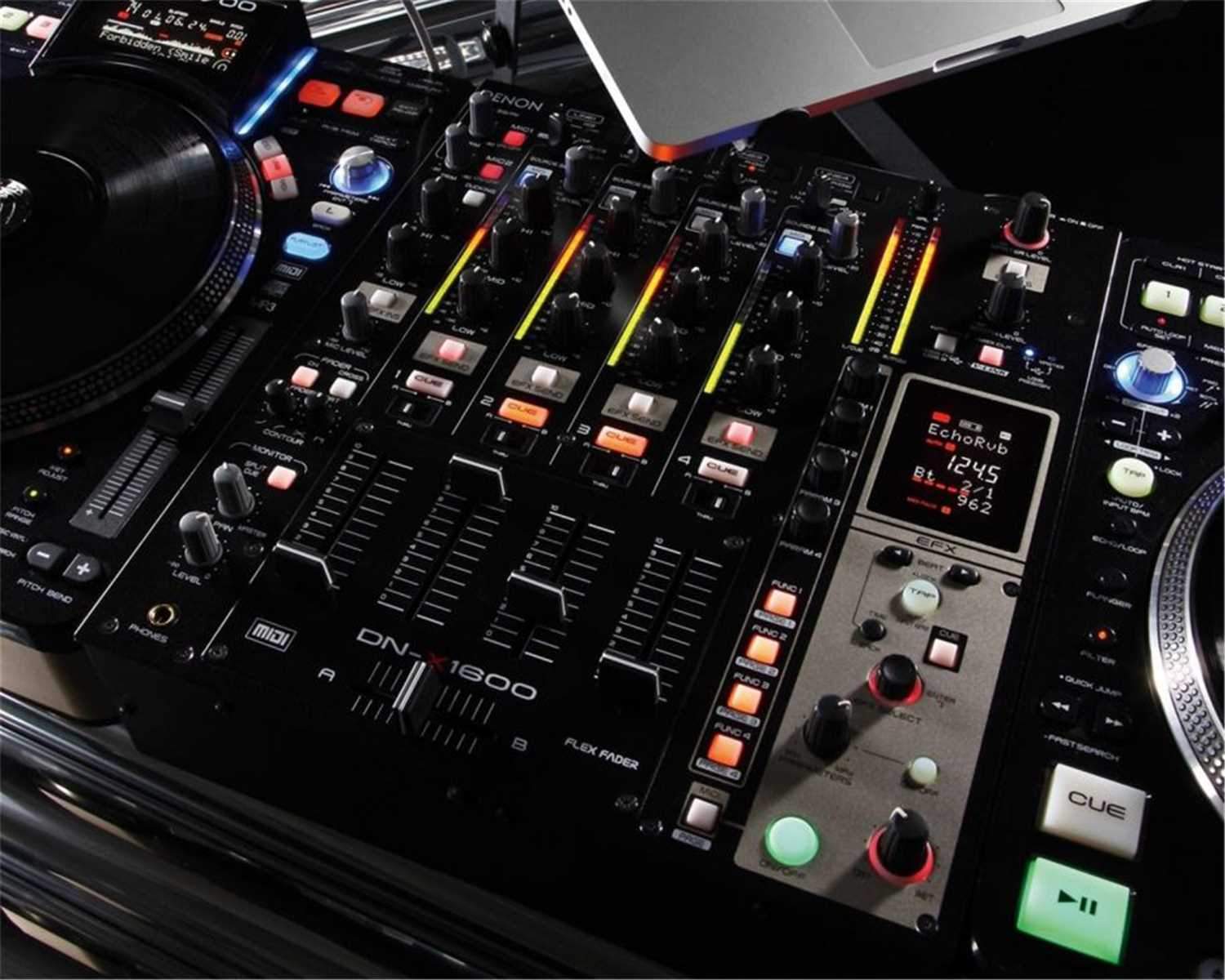 Denon DJ DN-X1600 4-Channel Digital DJ Mixer - ProSound and Stage Lighting