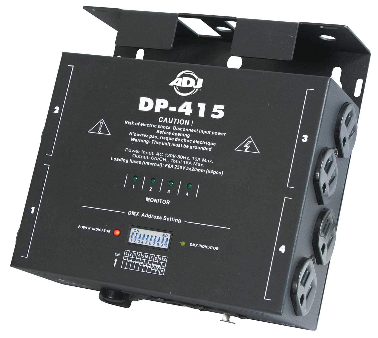 ADJ American DJ DP-415 4 Channel DMX Dimmer and Switch Pack - ProSound and Stage Lighting