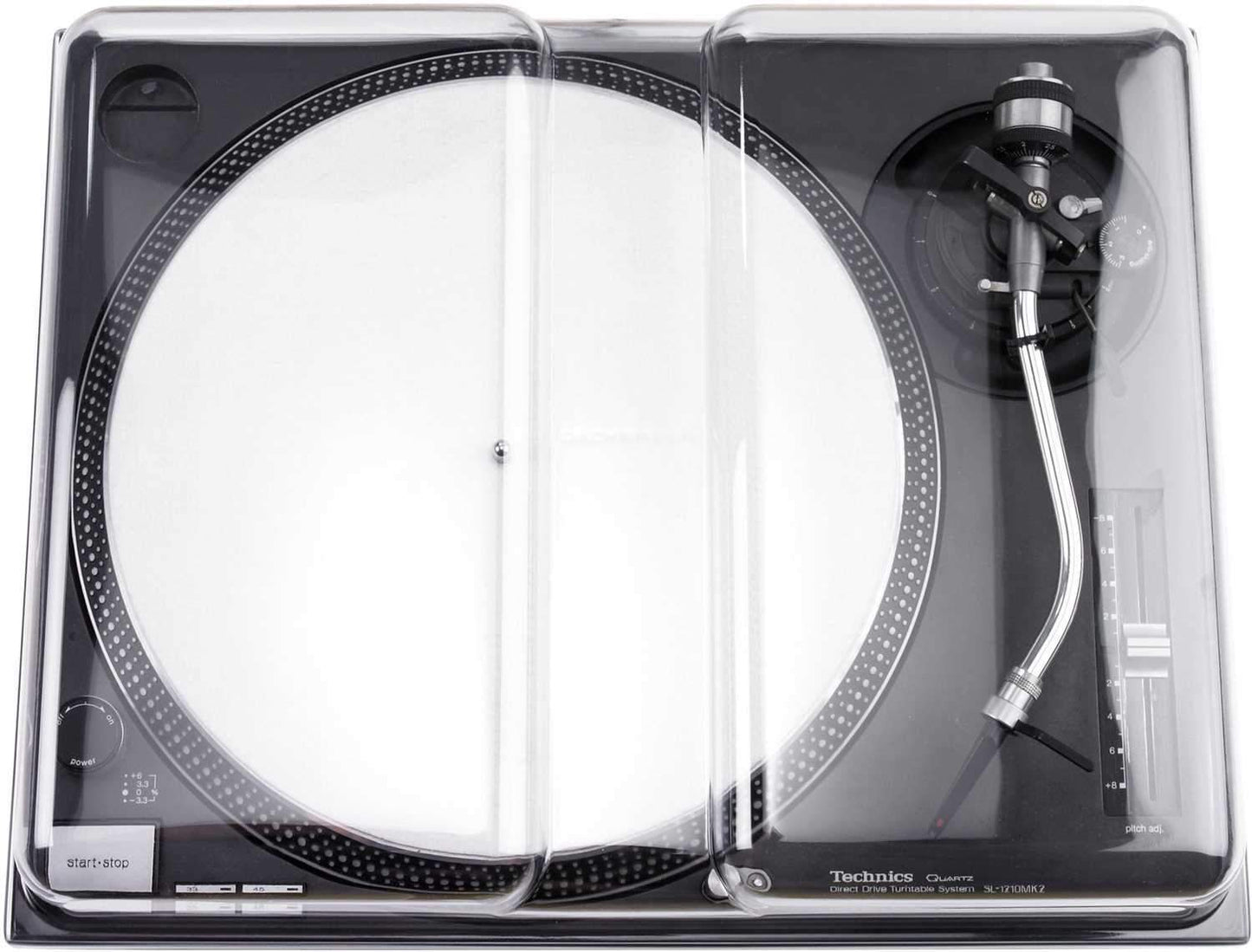Decksaver DS-PC-SL1200 DJ Turntable Cover for PLX1000 & SL1200 - ProSound and Stage Lighting