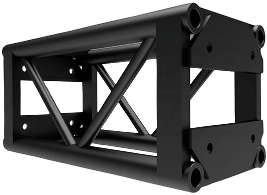 DuraTruss DT-GP2-BLK 2-Foot End-Plated Square Truss -Black - PSSL ProSound and Stage Lighting