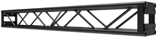 DuraTruss DT-GP8-BLK 8-Foot End-Plated Square Truss -Black - PSSL ProSound and Stage Lighting