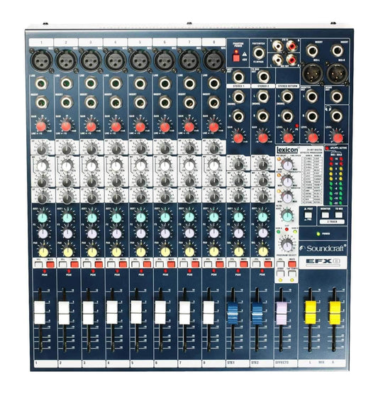 Soundcraft EFX8 8-Channel Compact PA Mixer - ProSound and Stage Lighting