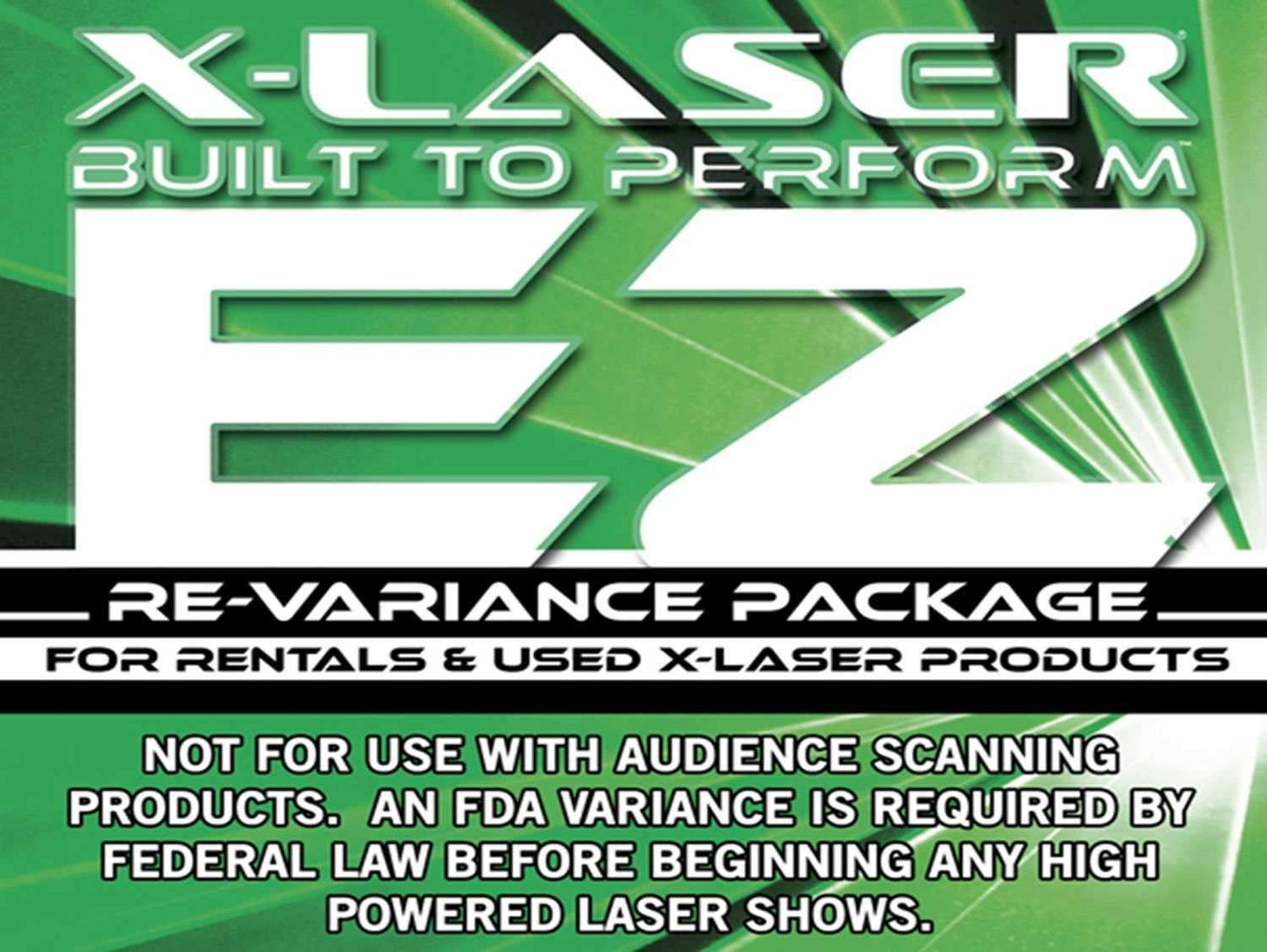 X-Laser EZ Online Laser Variance Application Kit - ProSound and Stage Lighting