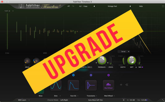 Fabfilter Timeless 3 Upgrade - PSSL ProSound and Stage Lighting