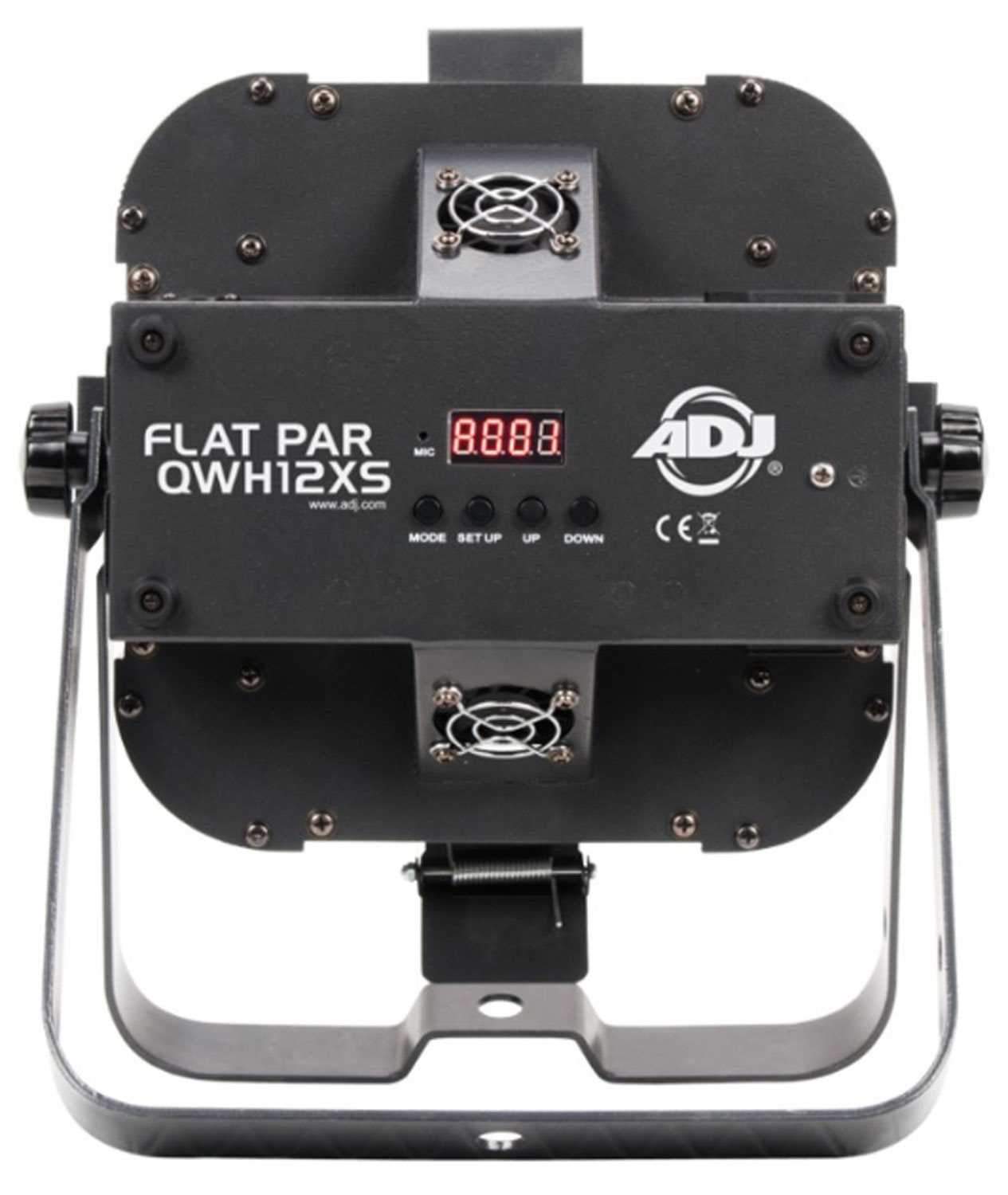 ADJ American DJ Flat Par QWH12X RGBW LED Light with Snoot - ProSound and Stage Lighting