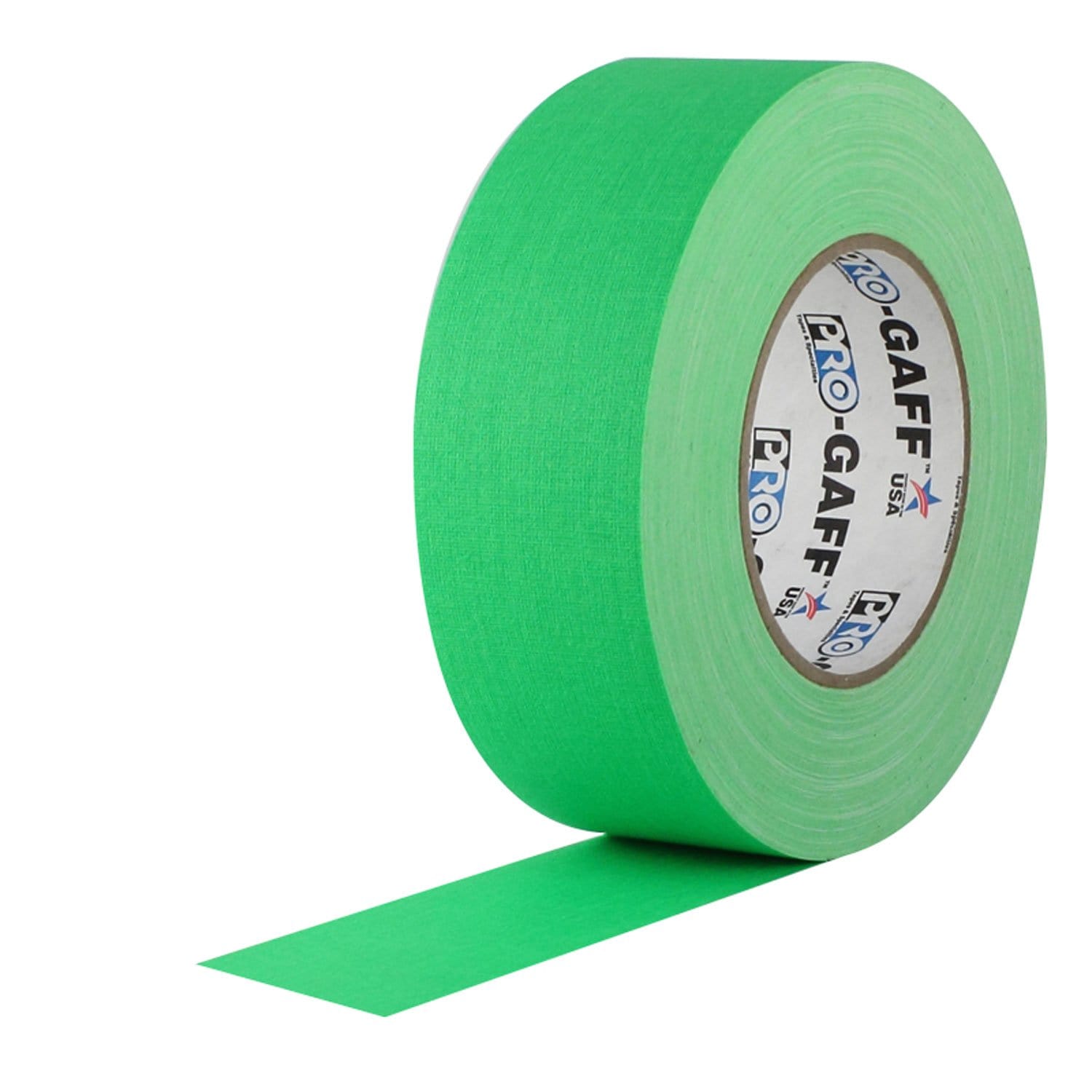 PRO Fluorescent Green Gaffers Stage Tape 2 In x 55 Yds - ProSound and Stage Lighting