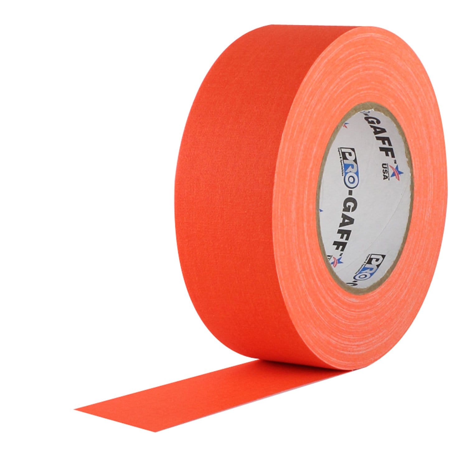PRO Fluorescent Orange Gaffers Stage Tape 2 In x 55 Yds - ProSound and Stage Lighting