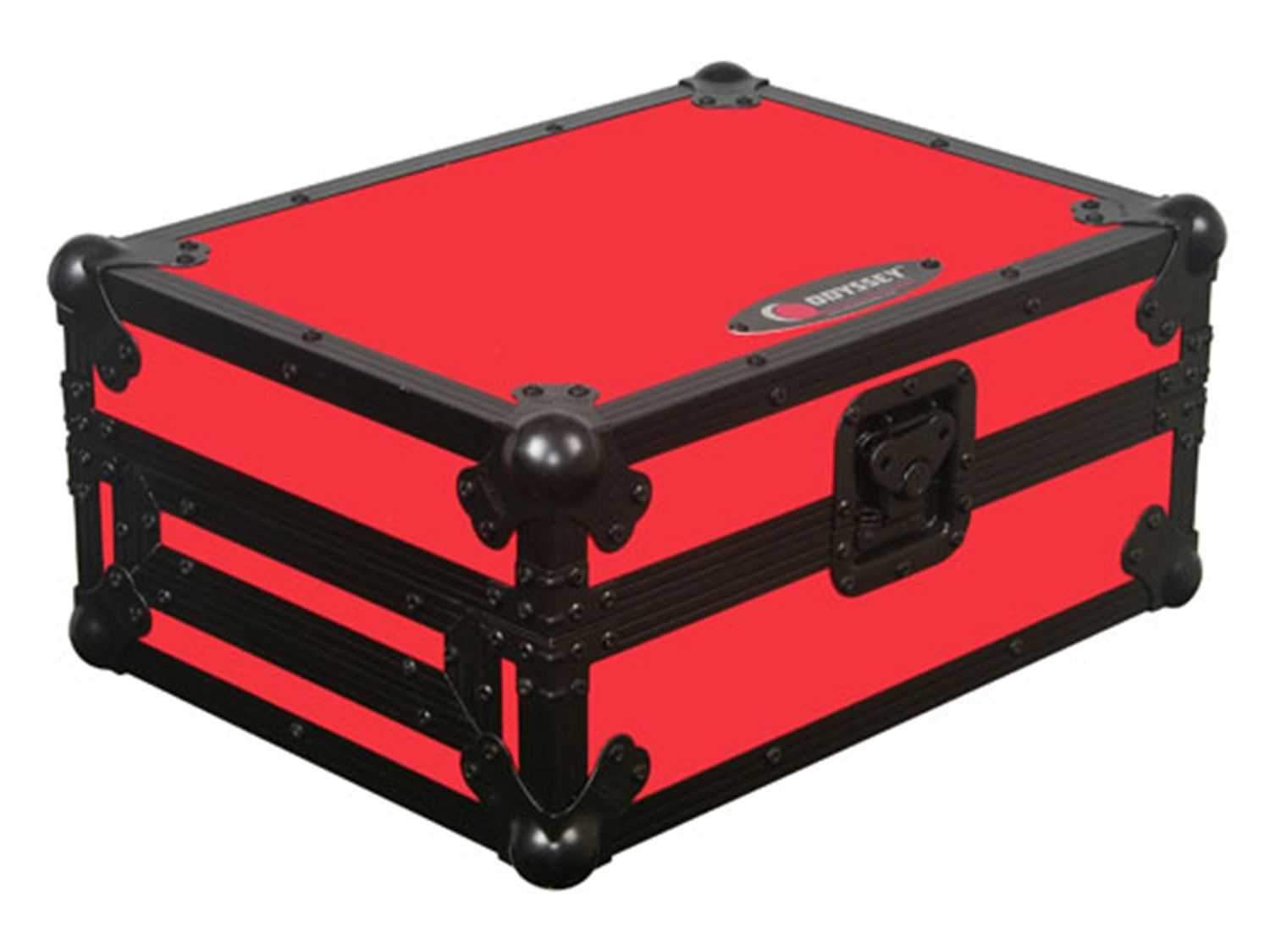 Odyssey FRCDJBKRED Red Large Format CD Player Case - ProSound and Stage Lighting