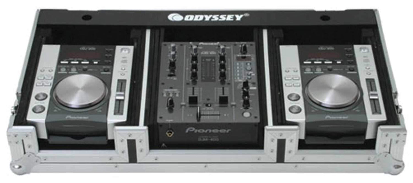 Odyssey DJ Coffin for 10-Inch Mixer & (2) CD Players - ProSound and Stage Lighting