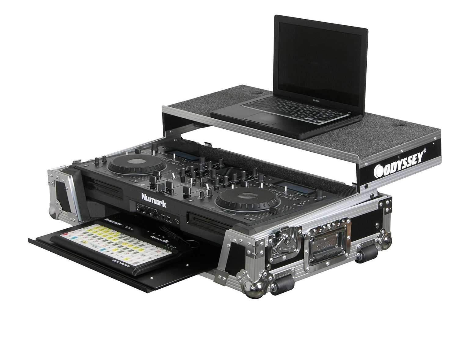 Odyssey FZGSMIXDECKGT Glide Case for Numark Mixdeck DJ Control System - ProSound and Stage Lighting