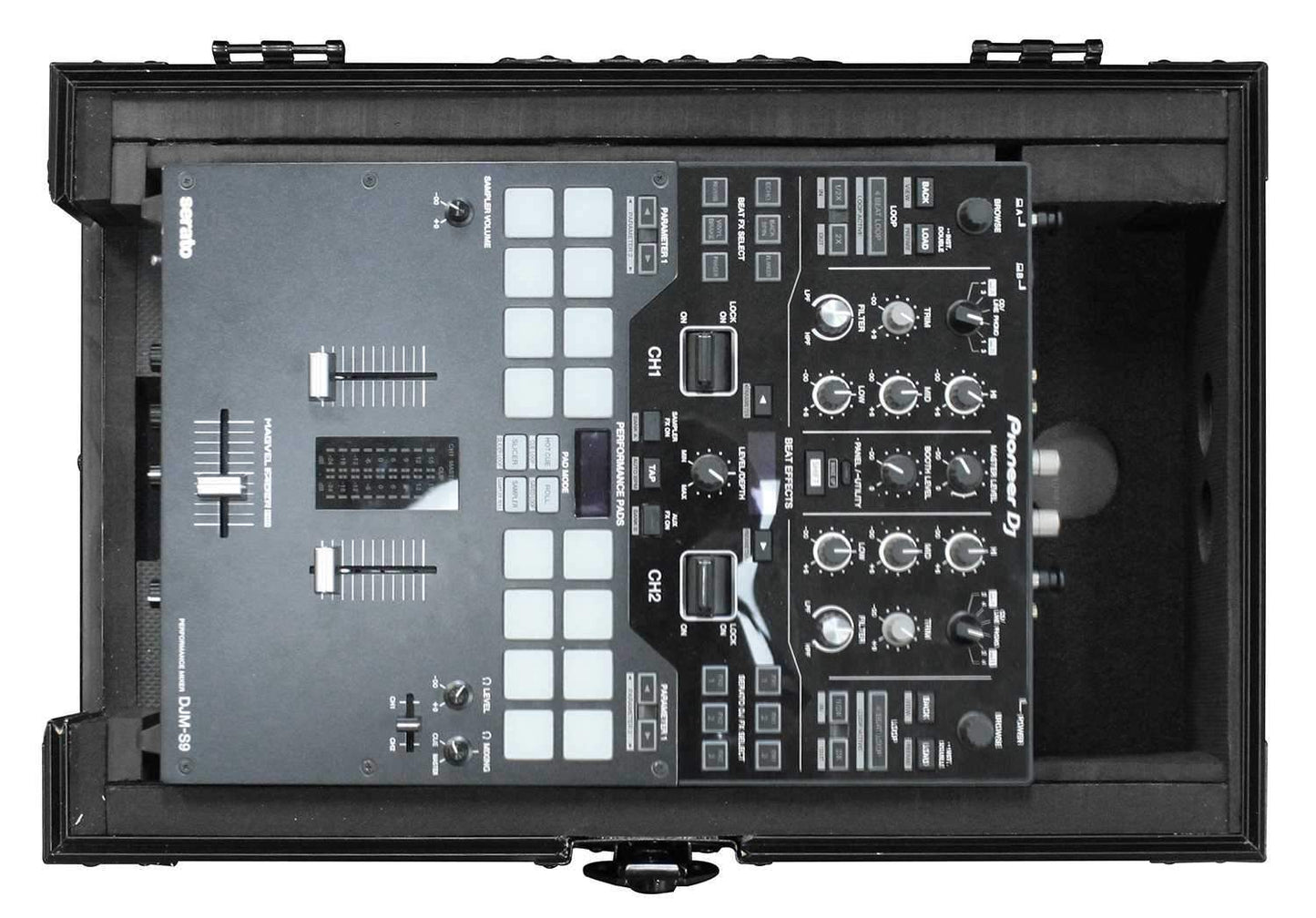 Odyssey FZ10MIXXDBL Black Label Universal 10-Inch DJ Mixer Case - ProSound and Stage Lighting