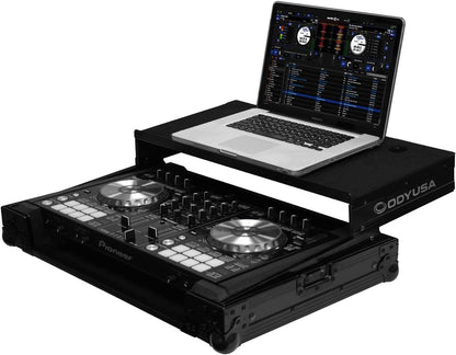 Odyssey FZGSPIDDJSRBL Black Label Glide DJ Case for Pioneer DDJ-SR - ProSound and Stage Lighting