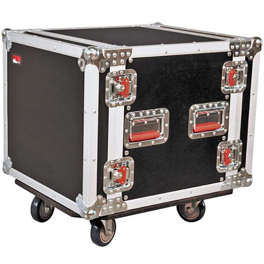 Gator GTOUR10UCAST ATA 10-Space Rack Road Case - ProSound and Stage Lighting