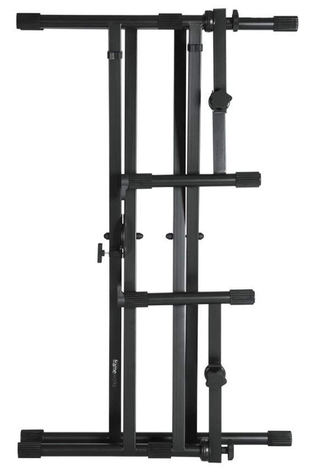 Gator GFW-KEY-5100X Deluxe 2 Tier Keyboard Stand - ProSound and Stage Lighting