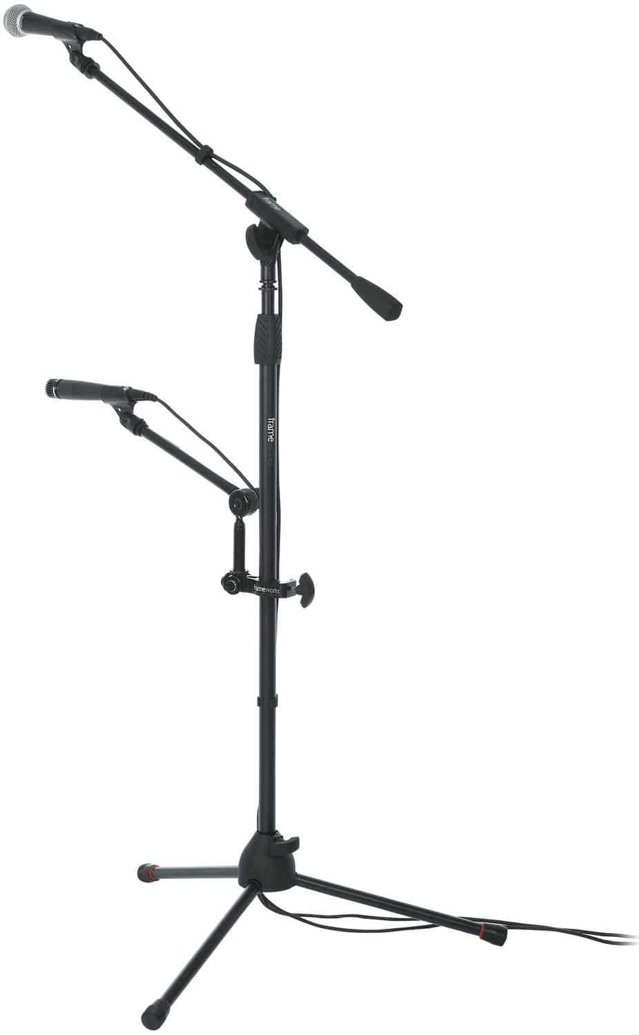 Gator GFW-MIC-MULTIMOUNT Frameworks Mic Stand Mount for 4 Accessories - ProSound and Stage Lighting