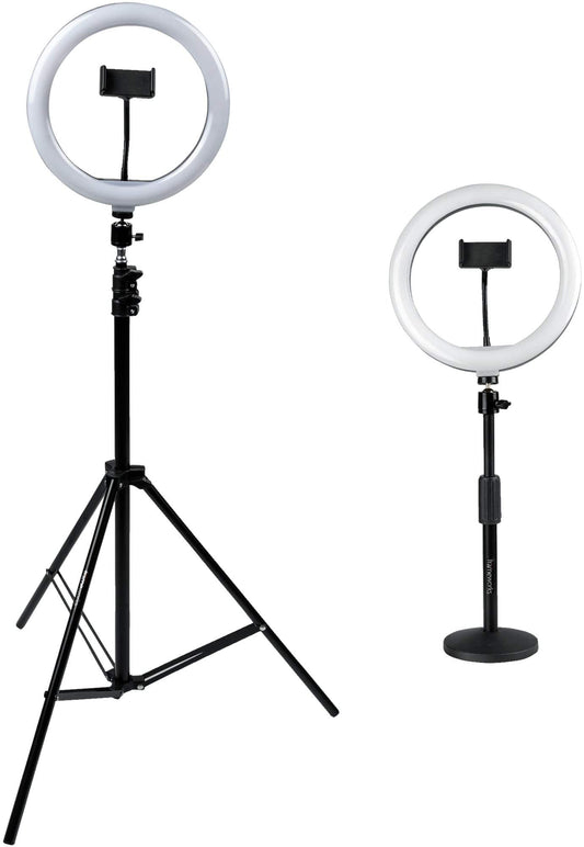 Gator GFW-RINGLIGHTSET 2 Stands w/ LED Ring Lights - ProSound and Stage Lighting