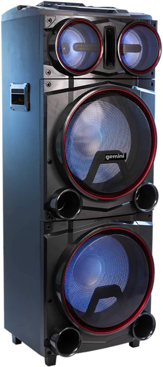 Gemini GMAX 6000 15-Inch Dual Powered Speaker with Bluetooth - ProSound and Stage Lighting