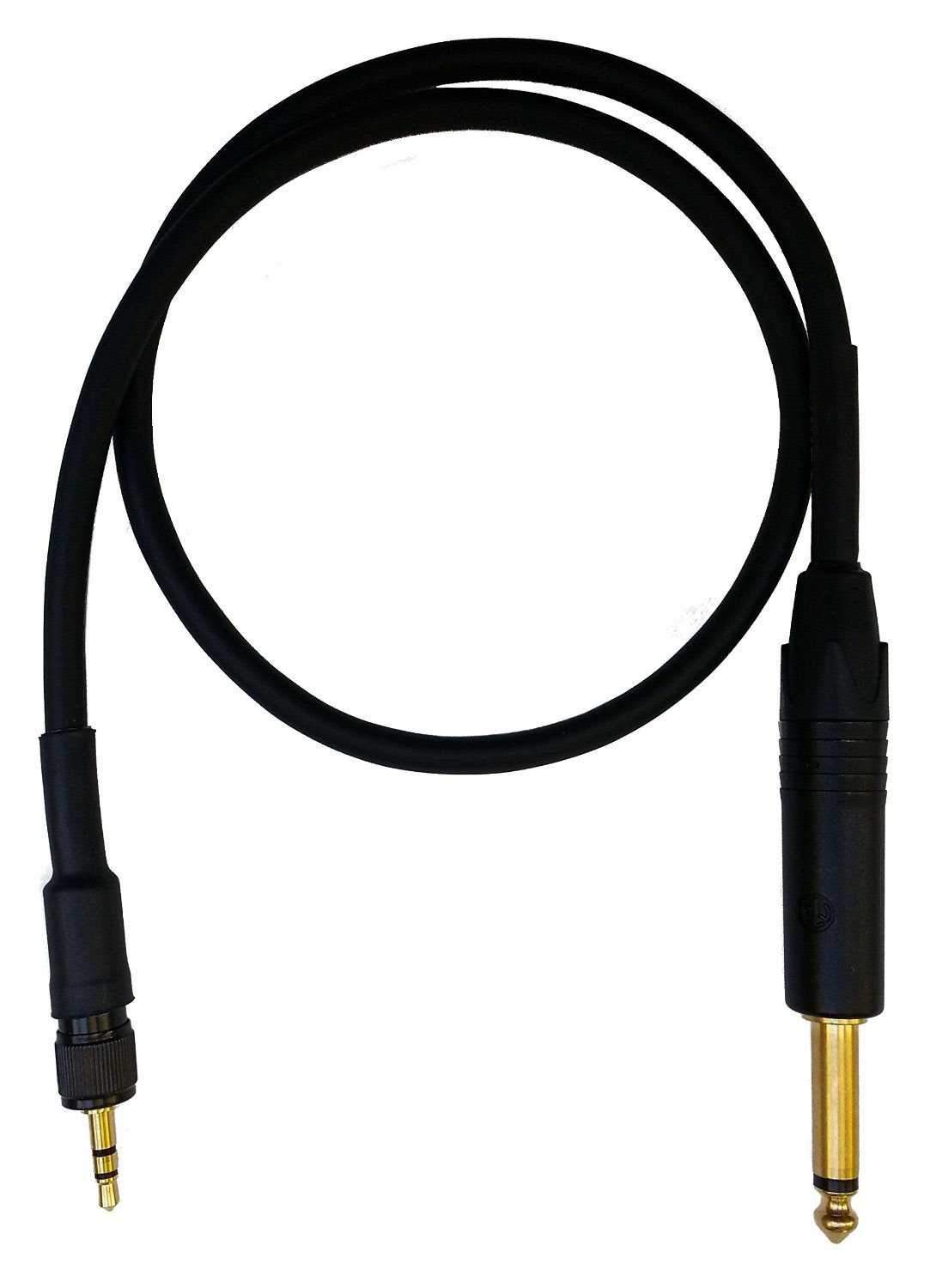 Mogami Beltpack Instrument Cable for Sennheiser Wireless Systems 24ft - ProSound and Stage Lighting