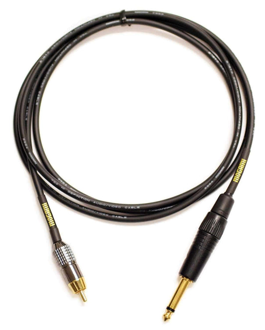 Mogami Gold Studio 1/4 TS to RCA Mono Cable 6ft - ProSound and Stage Lighting