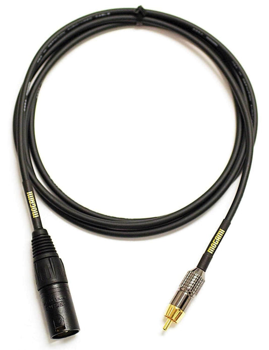 Mogami Gold Studio XLR M to RCA Mono Cable 20ft - ProSound and Stage Lighting