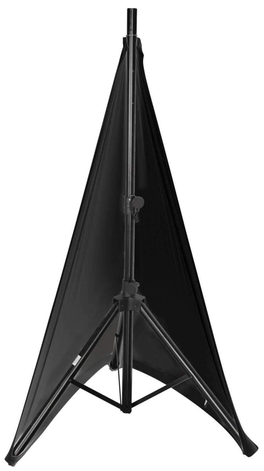 Gator Stretchy Speaker Stand Cover 2 Sides Black - ProSound and Stage Lighting