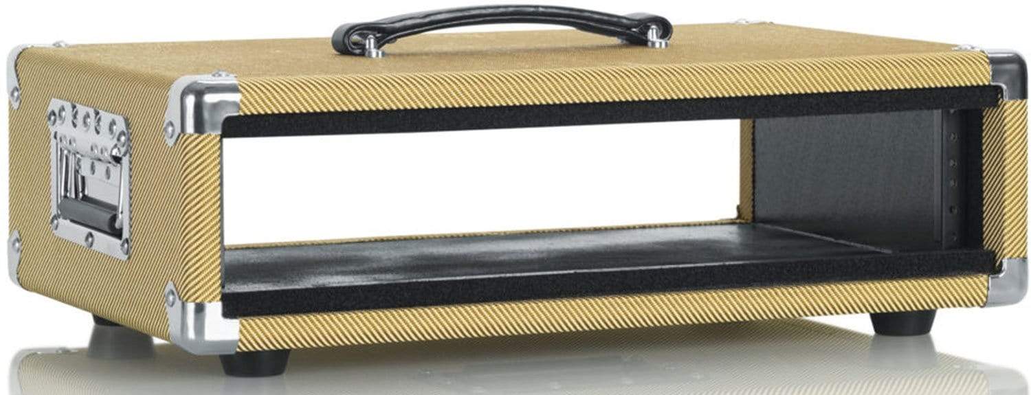 Gator Vintage Amp Vibe Rack Case - 2U Tweed - PSSL ProSound and Stage Lighting