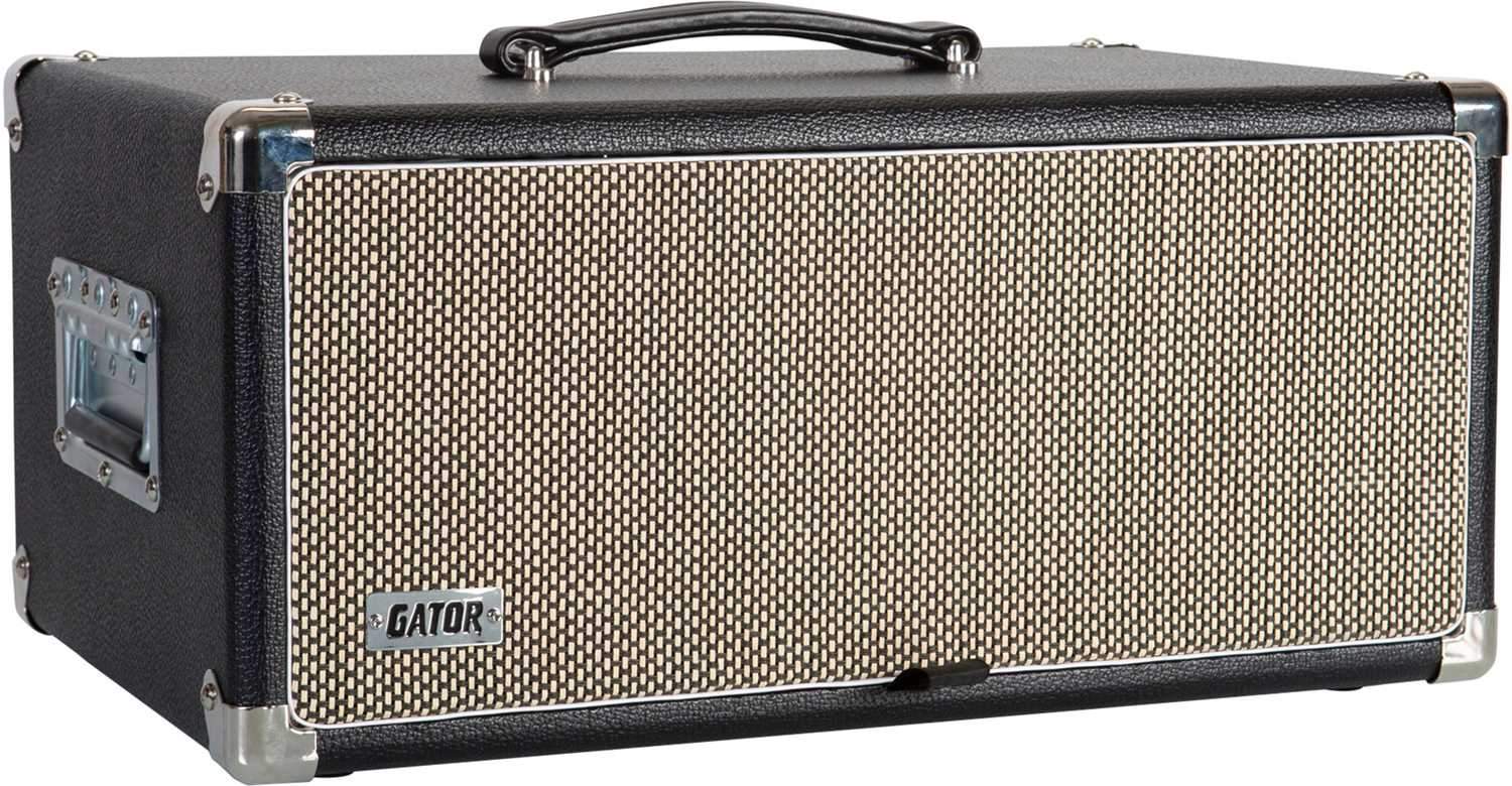 Gator Vintage Amp Vibe Rack Case - 4U Black - ProSound and Stage Lighting