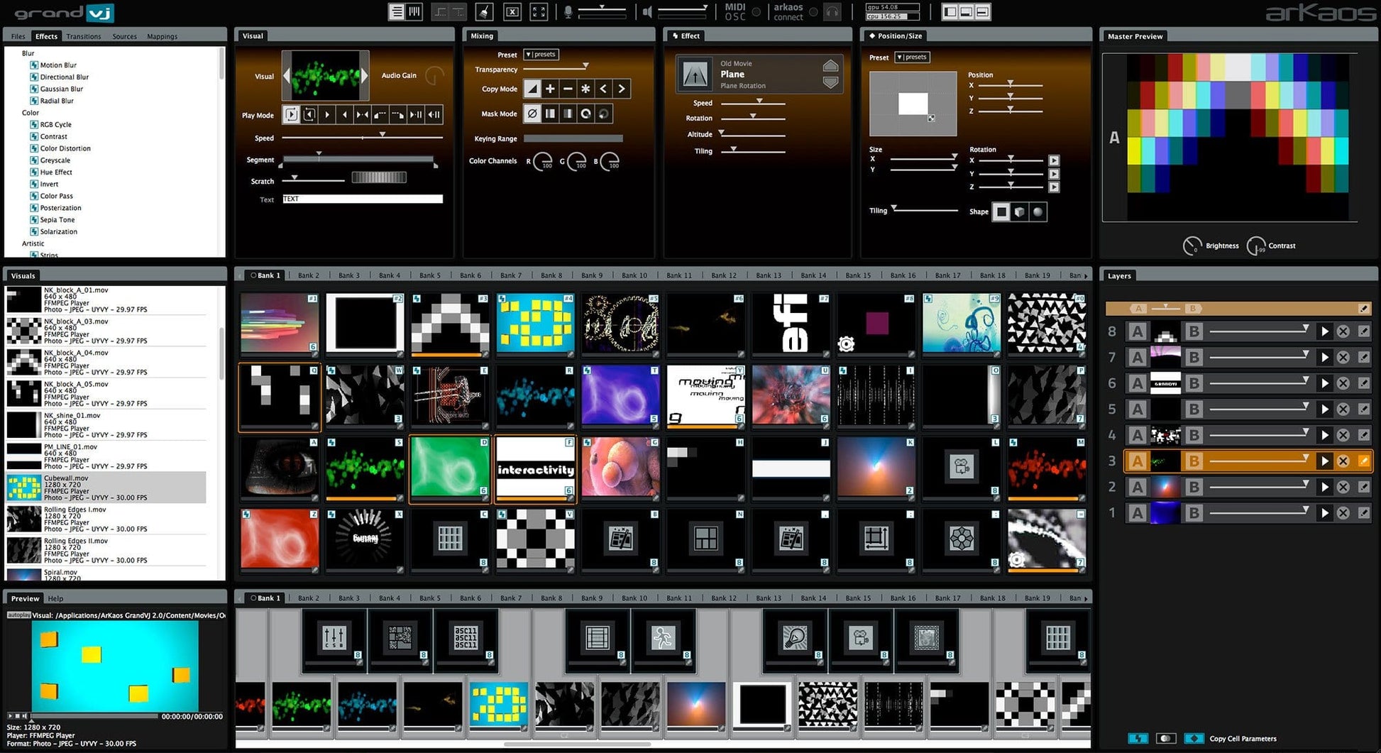 ADJ American DJ Arkaos Grand VJ 2.0 Video Mixing Software - ProSound and Stage Lighting