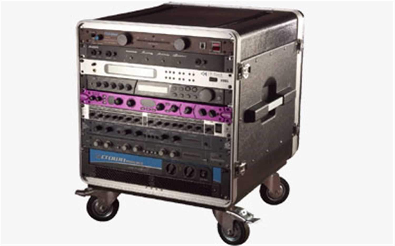 Gator GRCBASE10 Poly 10-Space Rack with 21 Depth - ProSound and Stage Lighting